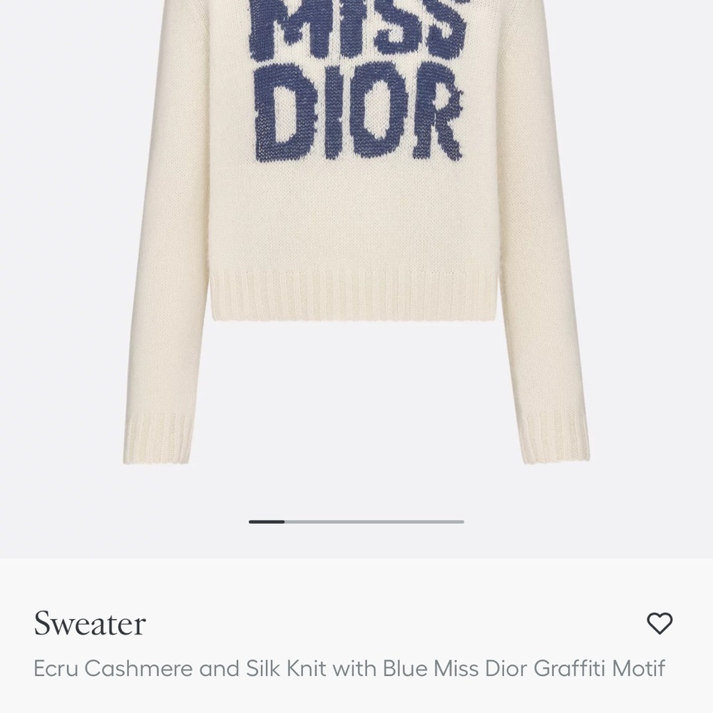 Dior Pink and Black Crew Neck Sweater - Picture 2 of 4